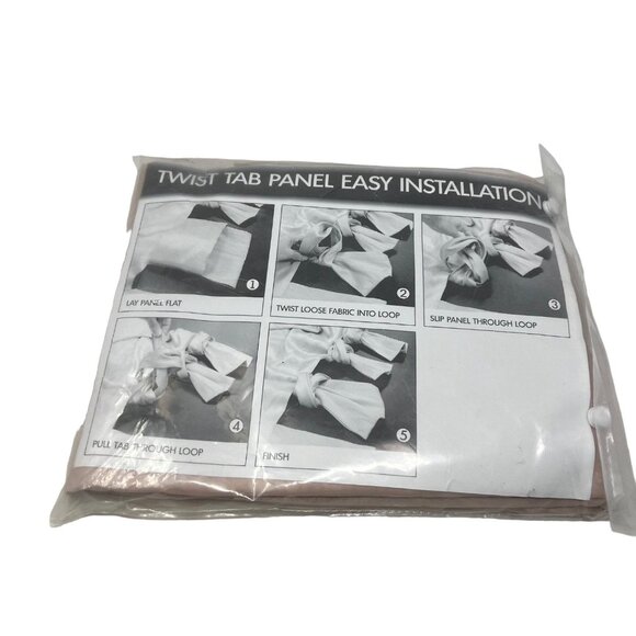 Madison Park Twisted Voile 50 x 63-Inch Window Curtains Blush Sheer 2 Panels - Picture 3 of 3